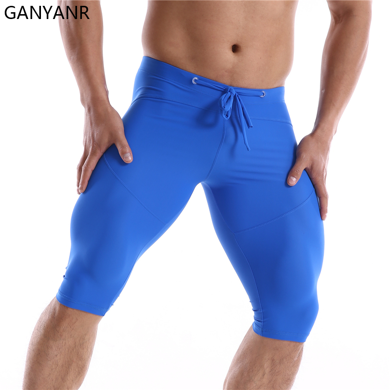 GANYANR Running Tights Men Com - Compression Shorts Athletes review and price