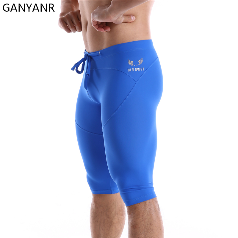 GANYANR Running Tights Men Com - Compression Shorts Athletes review and price