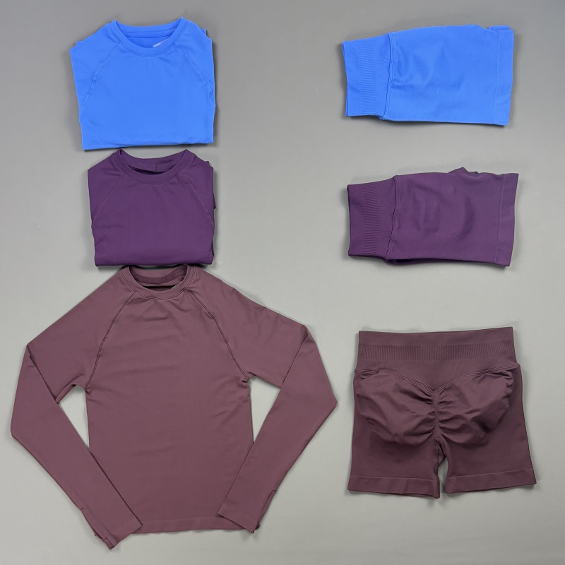 2 Piece Gym Set Women Raglan L - Compression Shorts Athletes review and price