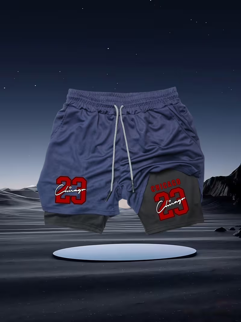 2026 New Men's Quick-Dry Doubl - Compression Shorts Athletes review and price