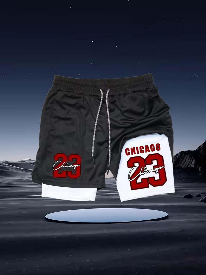 2026 New Men's Quick-Dry Doubl - Compression Shorts Athletes review and price