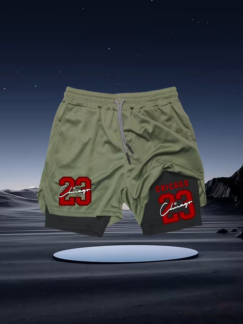2026 New Men's Quick-Dry Doubl - Compression Shorts Athletes review and price