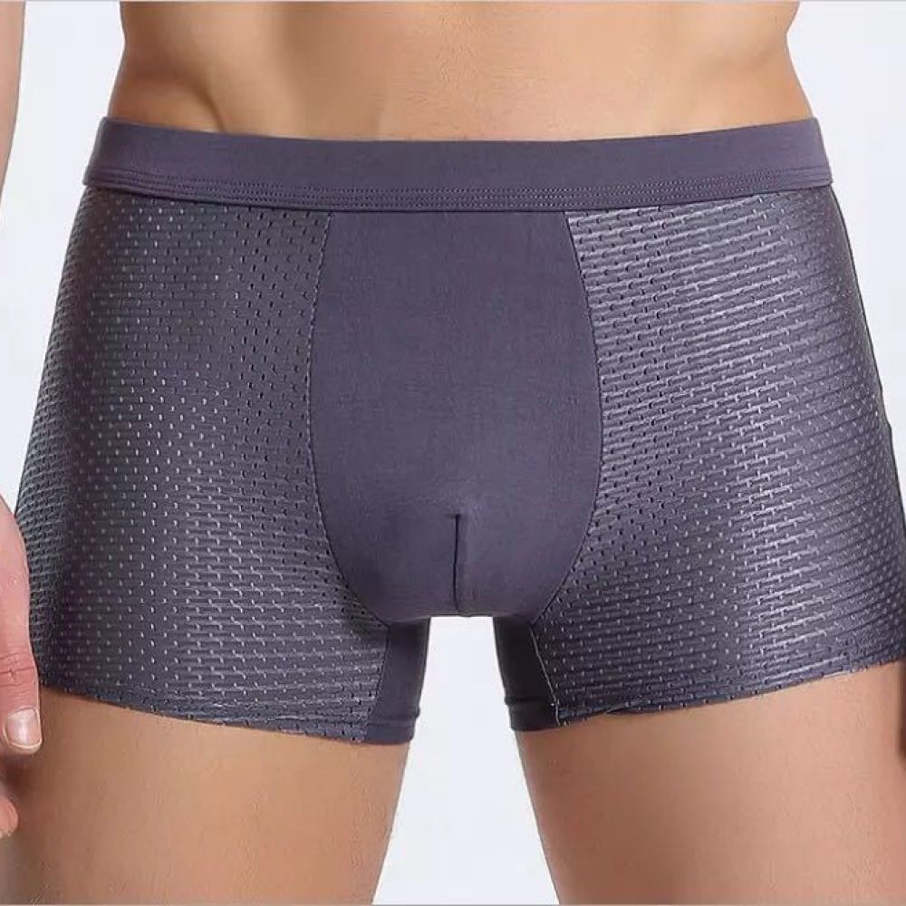 Trunks Mens Underwear Ice Silk - Mesh Sport Boxer review and price